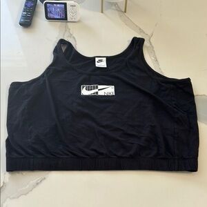 Nike Black Crop Tank Top
